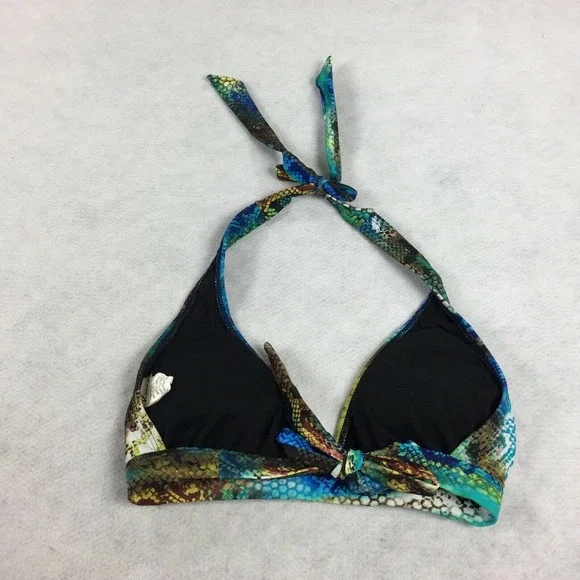 Kariza Multi-Colored Mermaid Triangle Bikini Top - Picture 2 of 3